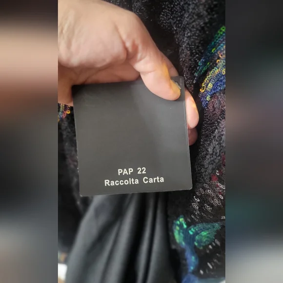 NWT-Love & Lemonade Sequin  Mermaid Gown Black Sweetheart Off Shoulder Size L - Picture 8 of 9